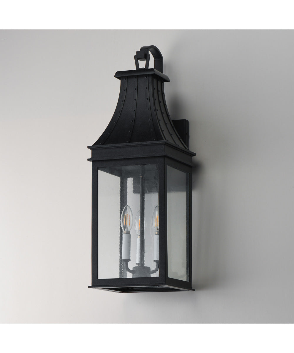 Bramwell VX 3-Light Outdoor Wall Sconce Black Patina