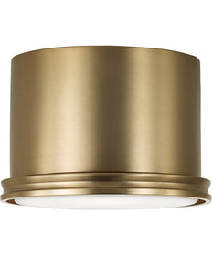 Griffin 1-Light Flush Aged Brass