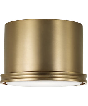 Griffin 1-Light Flush Aged Brass