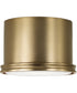 Griffin 1-Light Flush Aged Brass