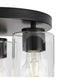 Cofield 12 in. 3-Light Flush Mount P350237 Matte Black