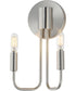 Abner 2-Light Wall Sconce Satin Nickel