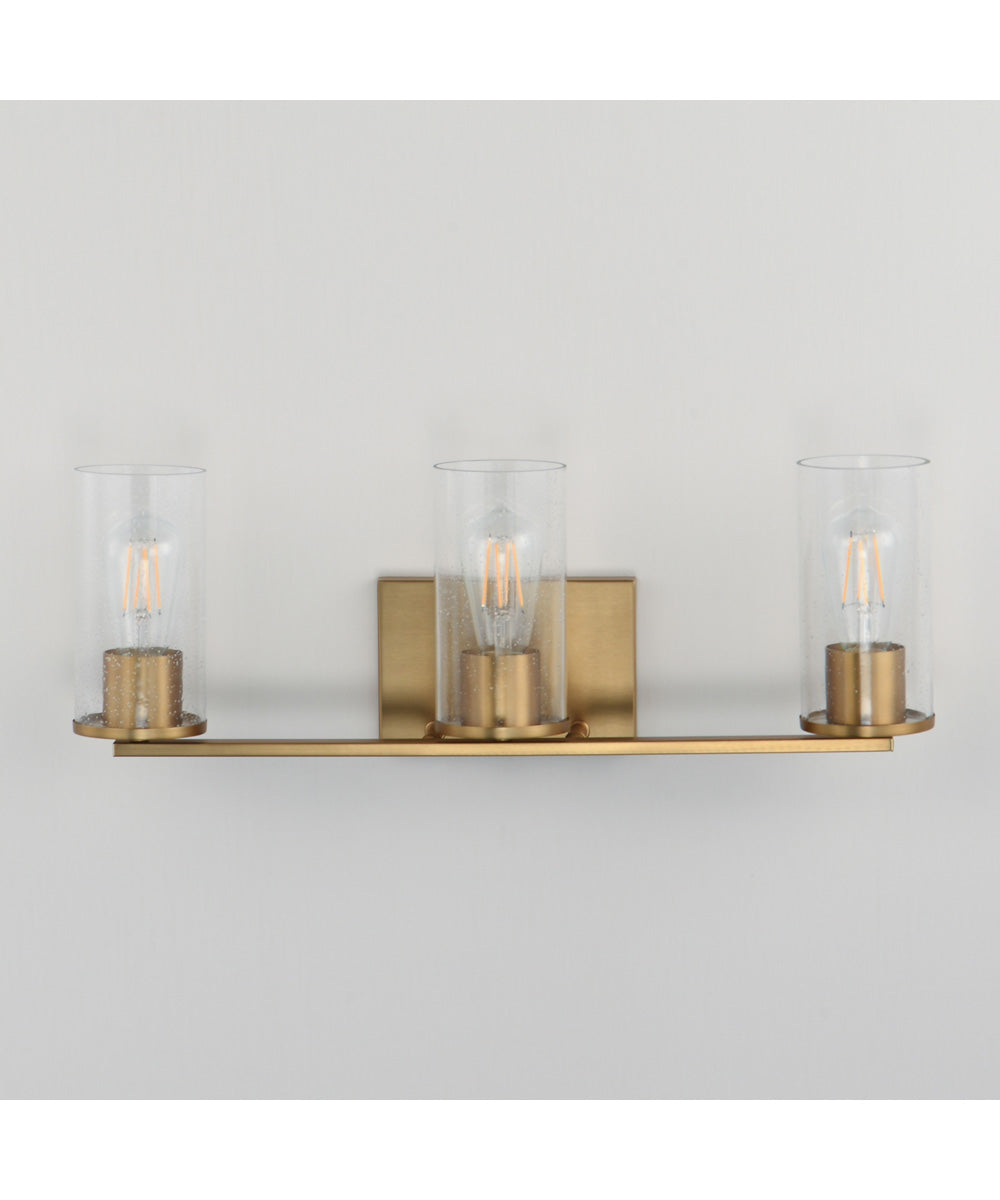 Livingston 3-Light Bath Vanity Natural Aged Brass