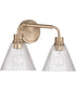 Pleated 2-Light Lighting Premium Bronze