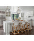 Mccadden 4-Light Pendant Black / Natural Aged Brass