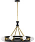Marsden 8-Light Chandelier Matte Black