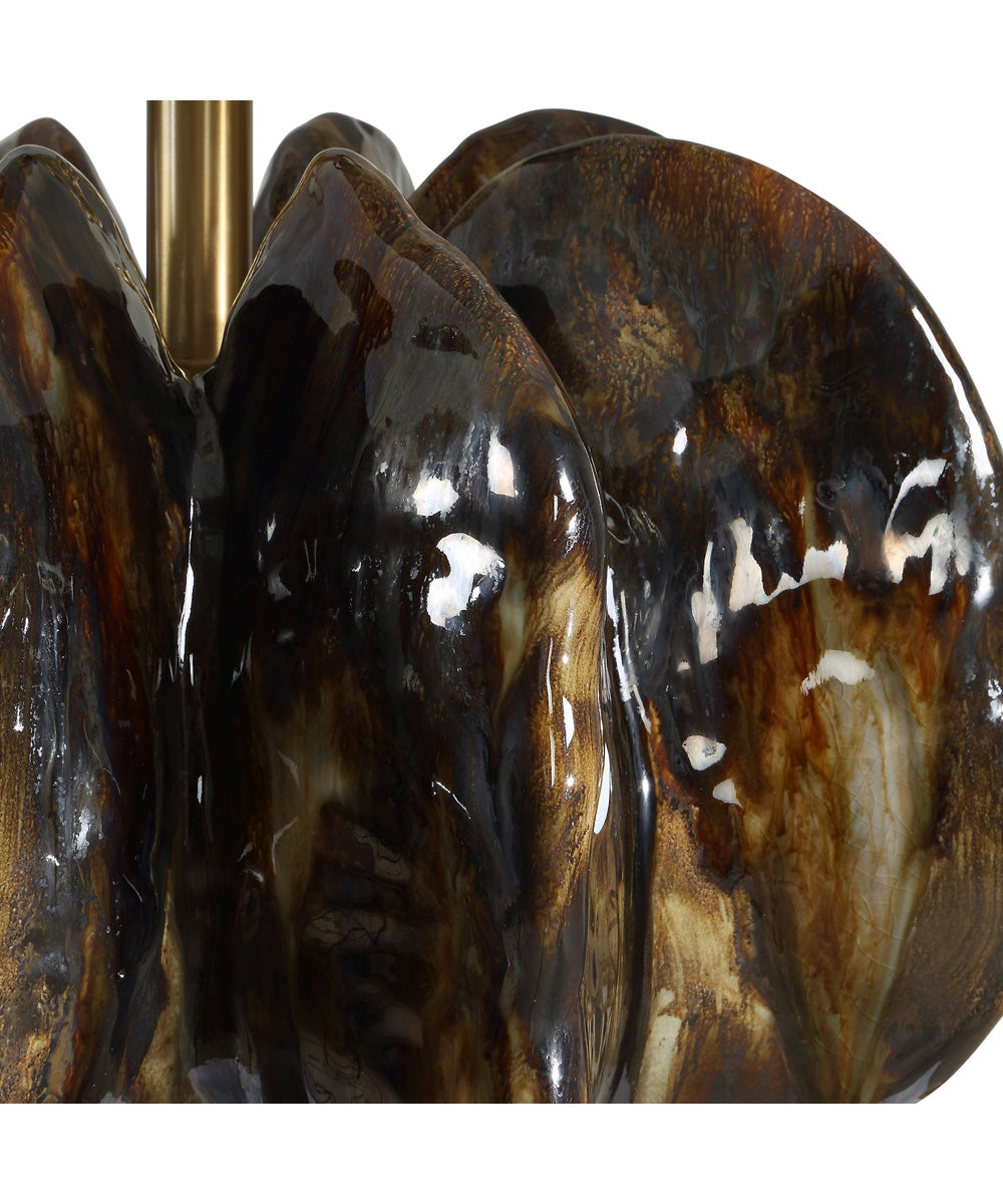 Jaudon Brown Glass Table Lamp