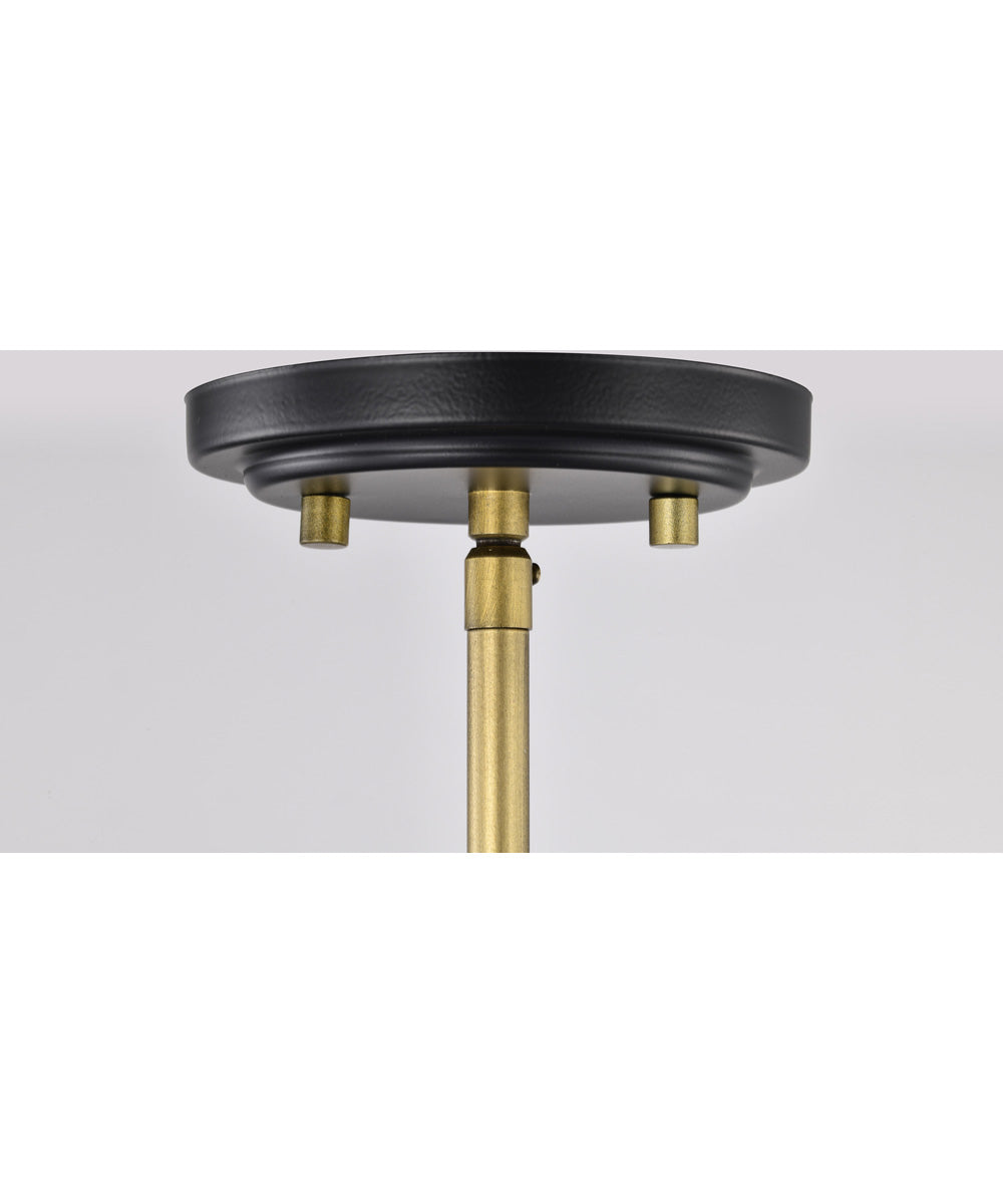 Adina 1-Light Pendant Matte Black