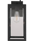 Harris 1-Light Outdoor Lighting Textured Black