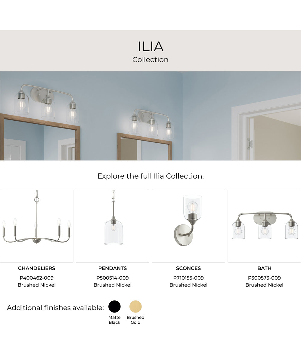 Ilia 6-Light Island Chandelier Brushed Nickel