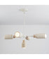 Pompeii 5-Light Pendant Travertine / Oyster