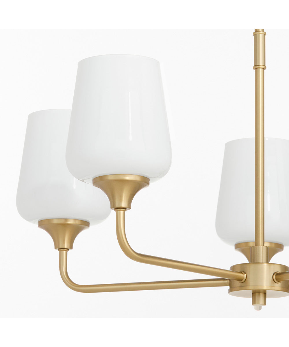 Raymond Chandelier Aged Brass