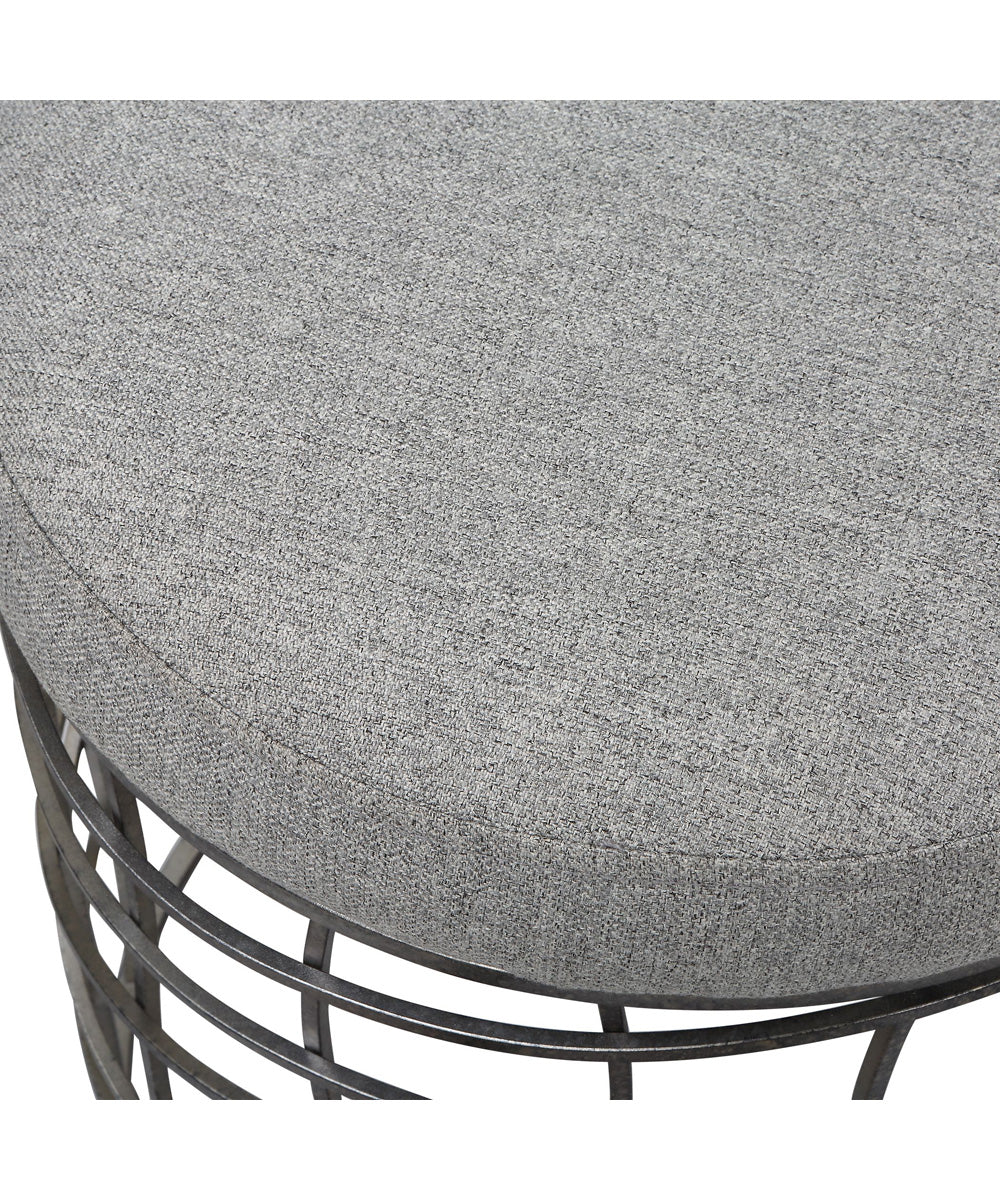 Carnival Iron Round Accent Stool