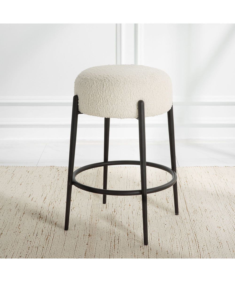 Arles Plush Counter Stool