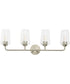 Celino 4-Light Bath & Vanity Brushed Nickel