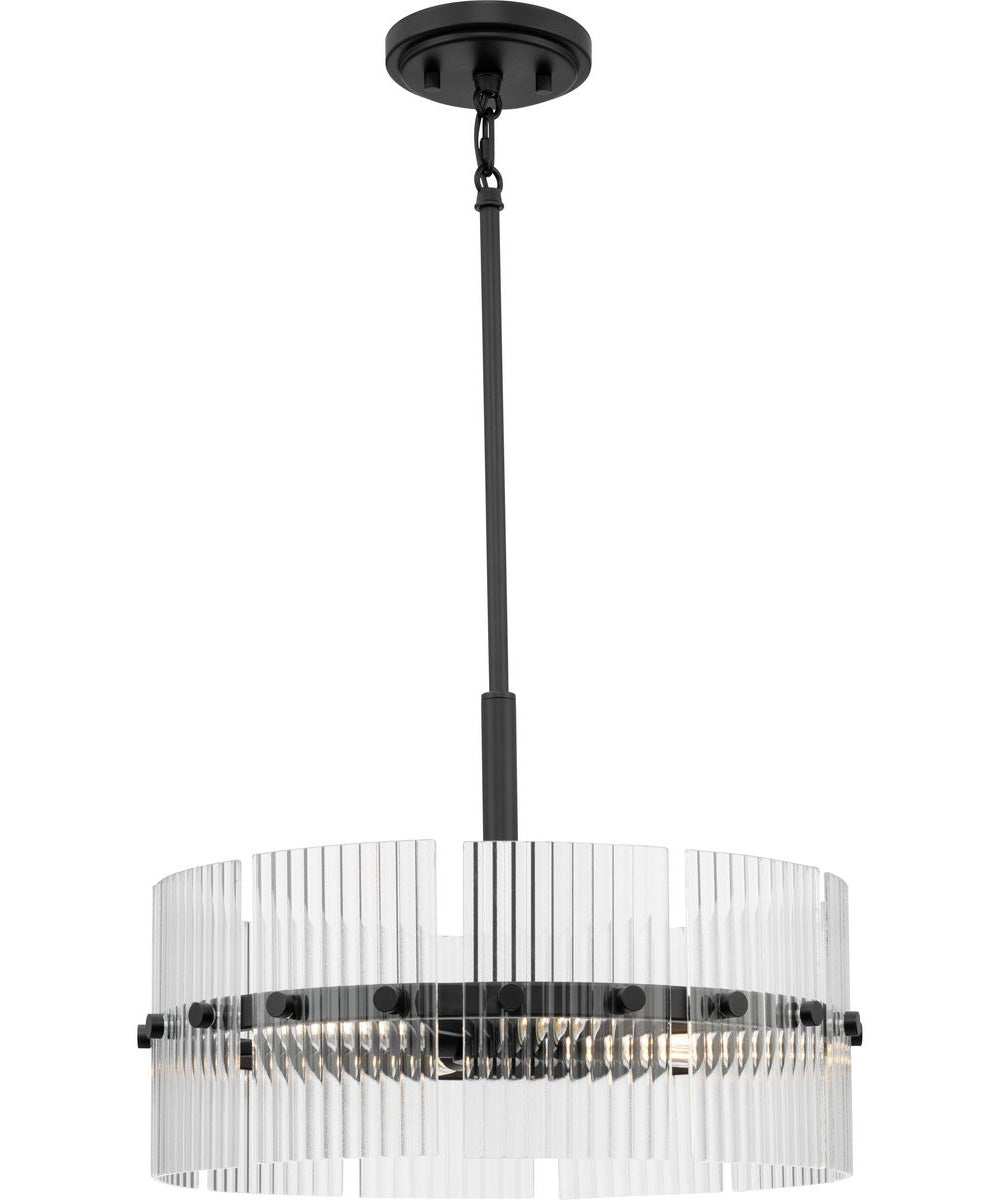 Seville 4-Light Pendant Matte Black
