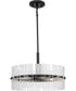 Seville 4-Light Pendant Matte Black