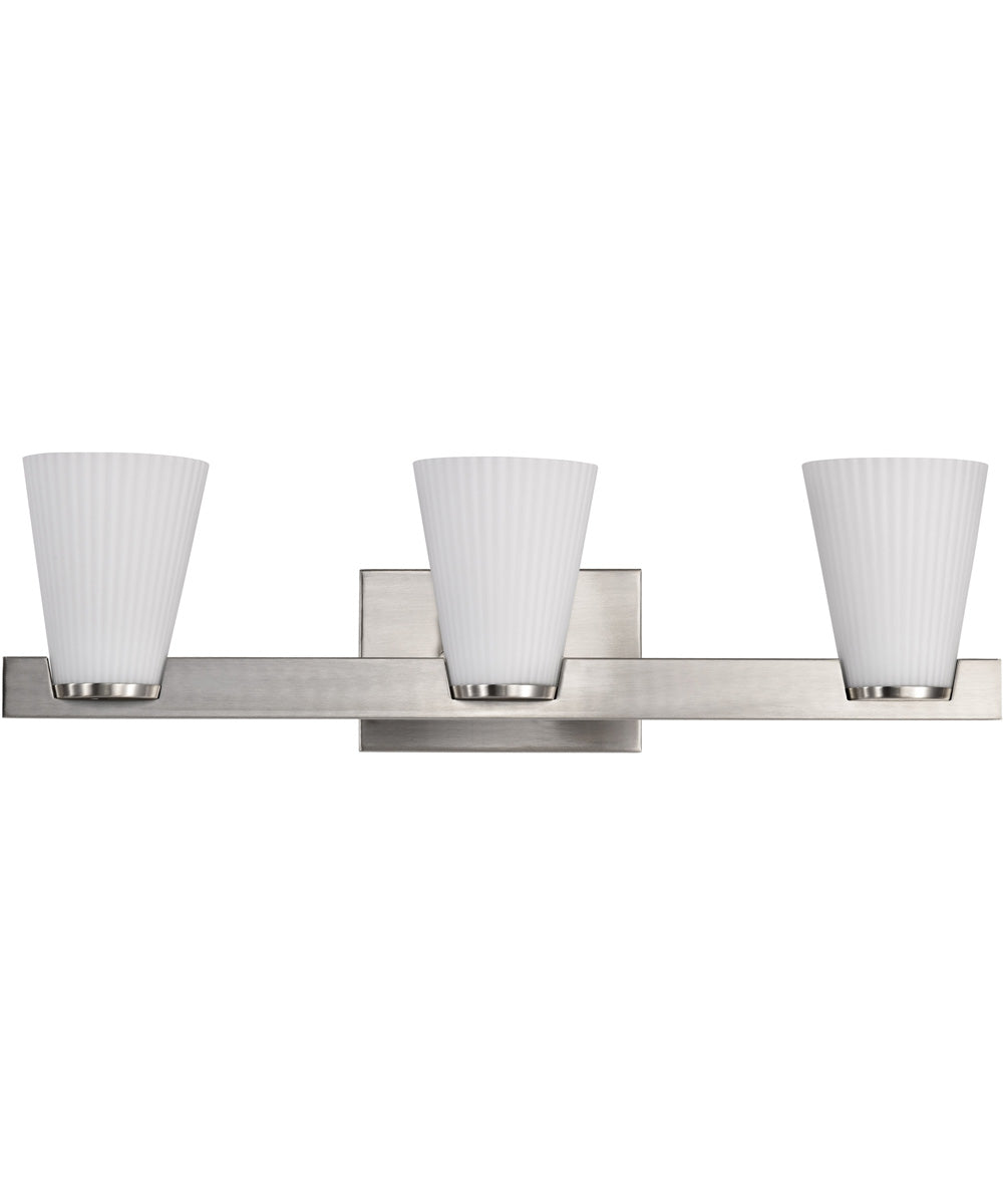 Royale 3-Light Vanity & Wall Brushed Nickel