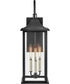 Nolan 3-Light Large Wall Mount Lantern in Black