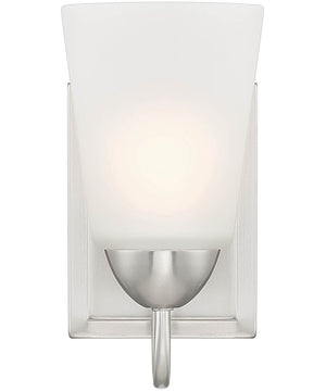 Malone 1 Light Wall Sconce Brushed Nickel