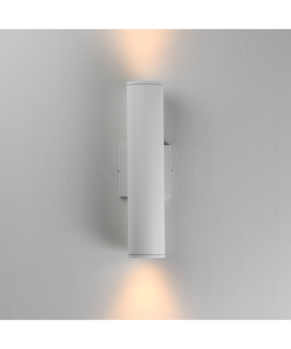 Caldera Outdoor Wall Sconce - 15 inch White