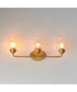 Acadia 3-Light Bath Vanity Natural Aged Brass