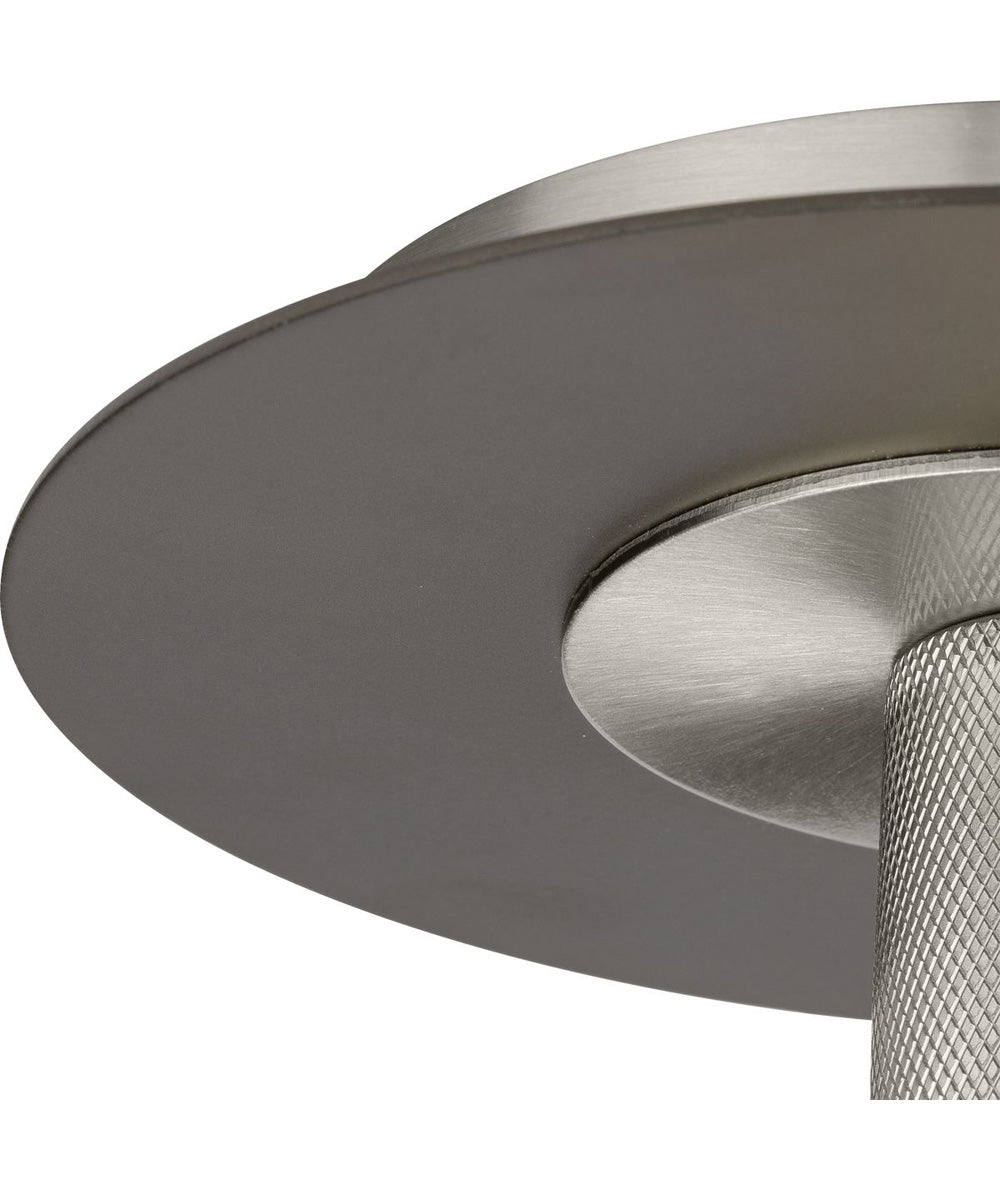 Trimble 1-Light 8" Flush Mount Brushed Nickel