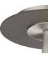 Trimble 1-Light 8" Flush Mount Brushed Nickel