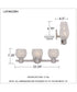Layton 3-light Bath Light Brushed Nickel