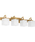 Diamonte 4-light Bath Vanity Light Brushed Brass