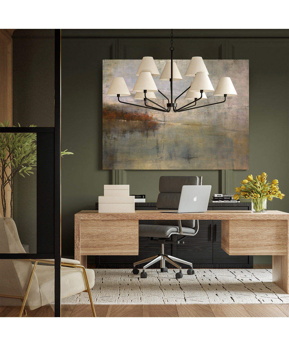 Chadwick 9-Light Chandelier Espresso