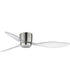 Aeris 52 inch 3-Blade Hugger Fan w LED Satin Nickel