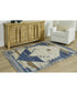 Varnler Medium Rug Blue/Brown/Tan