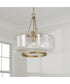Landon 1-Light Pendant Aged Brass