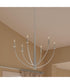 Jheni 6-Light Chandelier Brushed Nickel