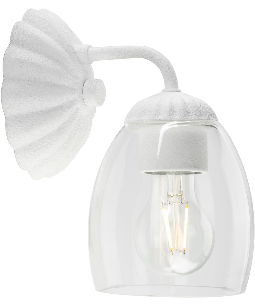 Quillan 1-Light Transitional Bath & Vanity Light White Plaster