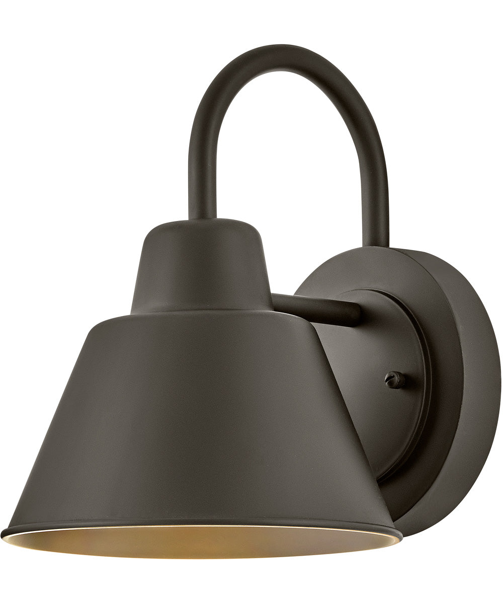 Wes 1-Light Small Gooseneck Barn Light in Oil Rubbed Bronze
