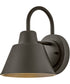 Wes 1-Light Small Gooseneck Barn Light in Oil Rubbed Bronze