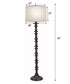 63"H Oxidized Bronze Signature by Stiffel Floor Lamp, 3-Way