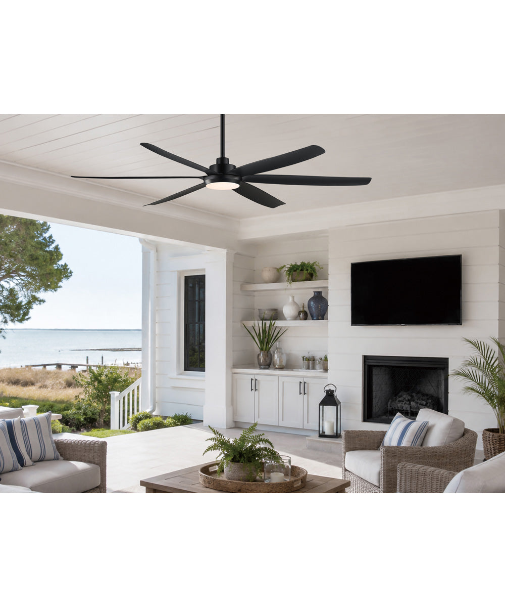 Albatross 72 inch 6-Blade Marine Grade Fan Black