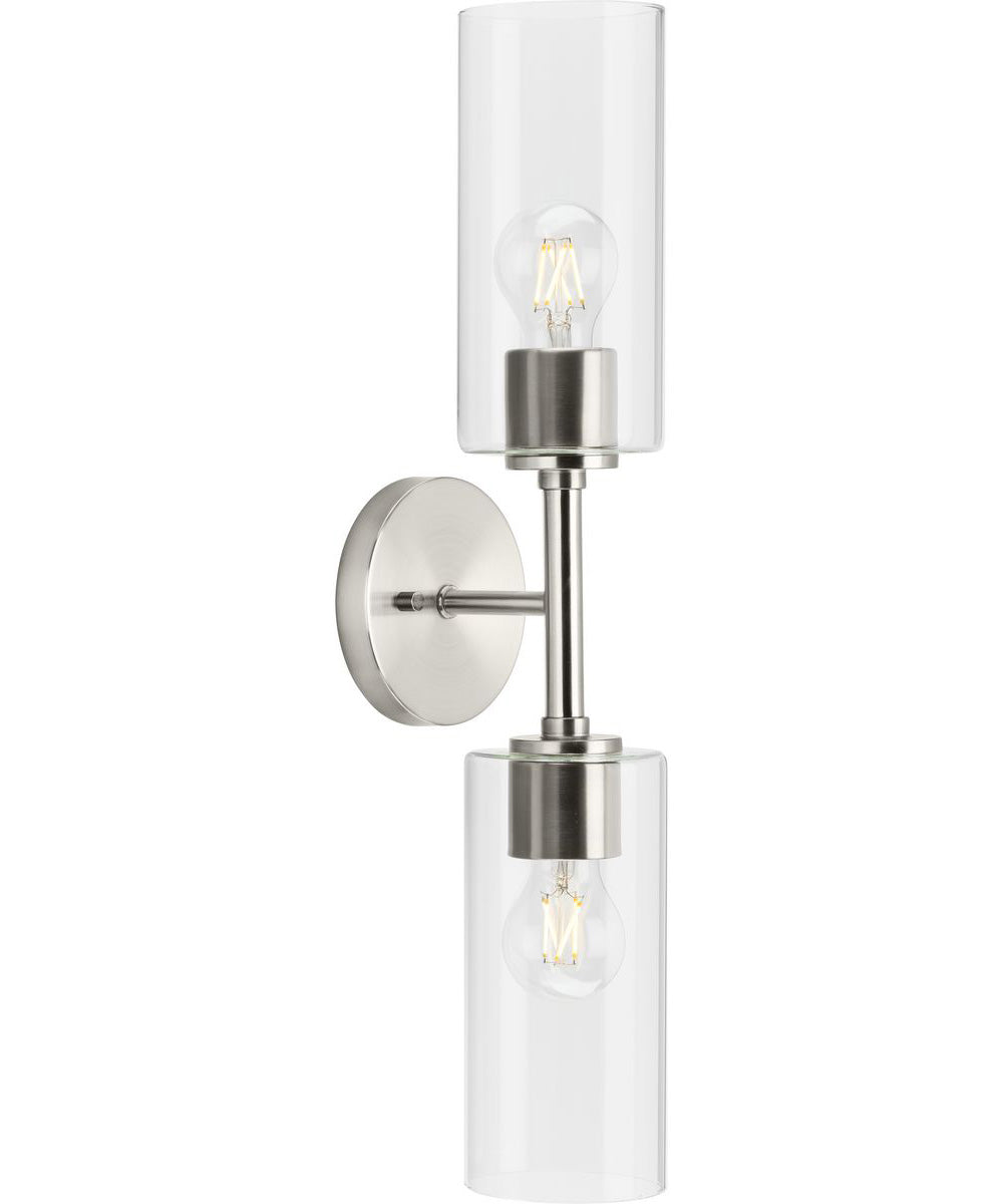 Cofield 2-Light Wall Bracket Brushed Nickel