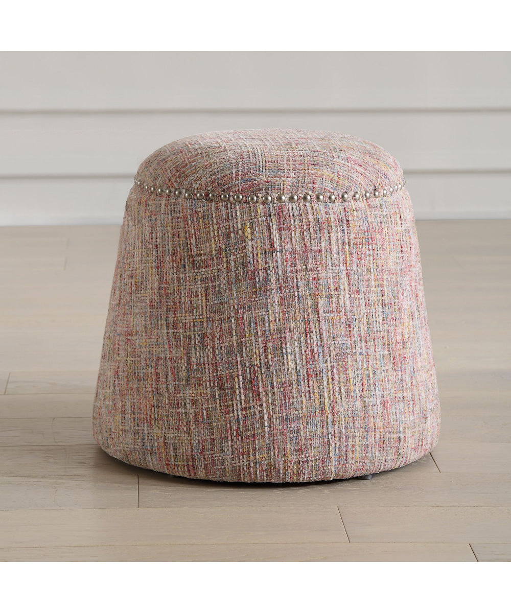 Gumdrop Confetti Chenille Ottoman