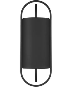 Nightfall 1 Light Wall Lantern Black