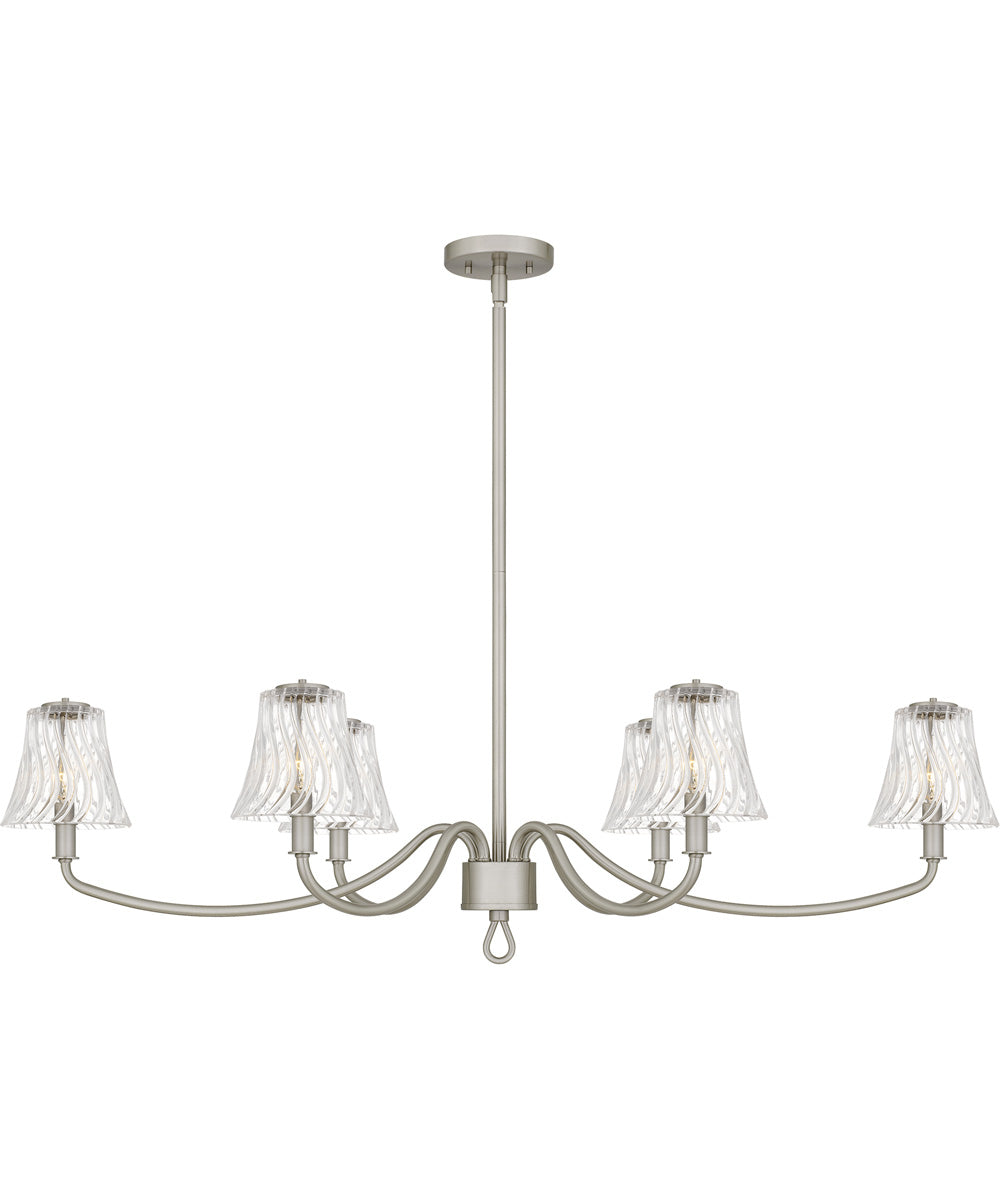 McKinney Medium 6-light Island Light Brushed Nickel