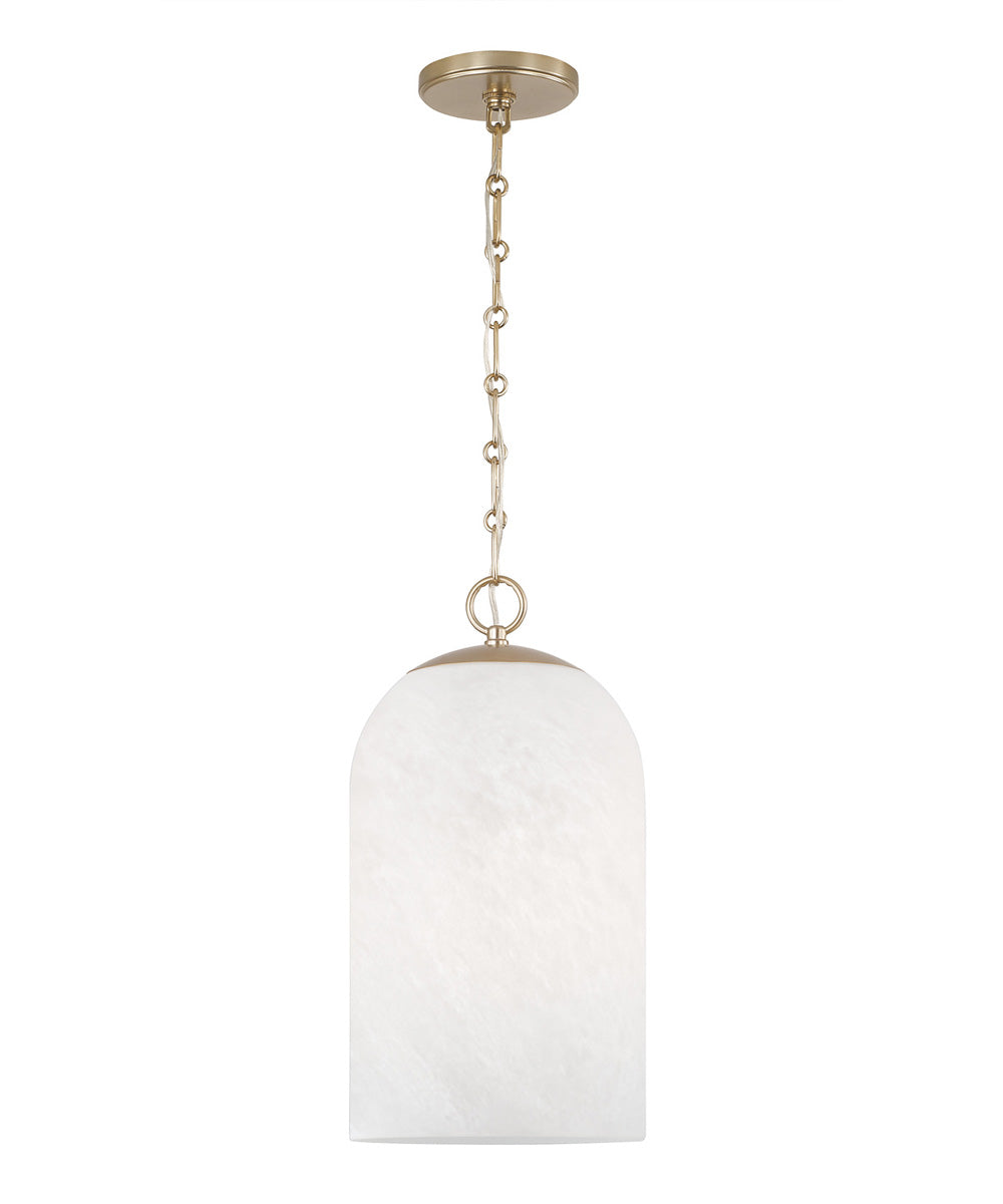 Cleo 1-Light Pendant Matte Brass