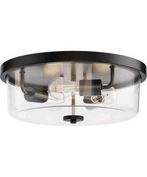 Fuller 3-Light Flush Mount Black