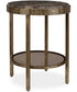Cusano Round Dark Marble Accent Table