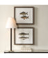 The Catch Framed Fish Prints Set of 2