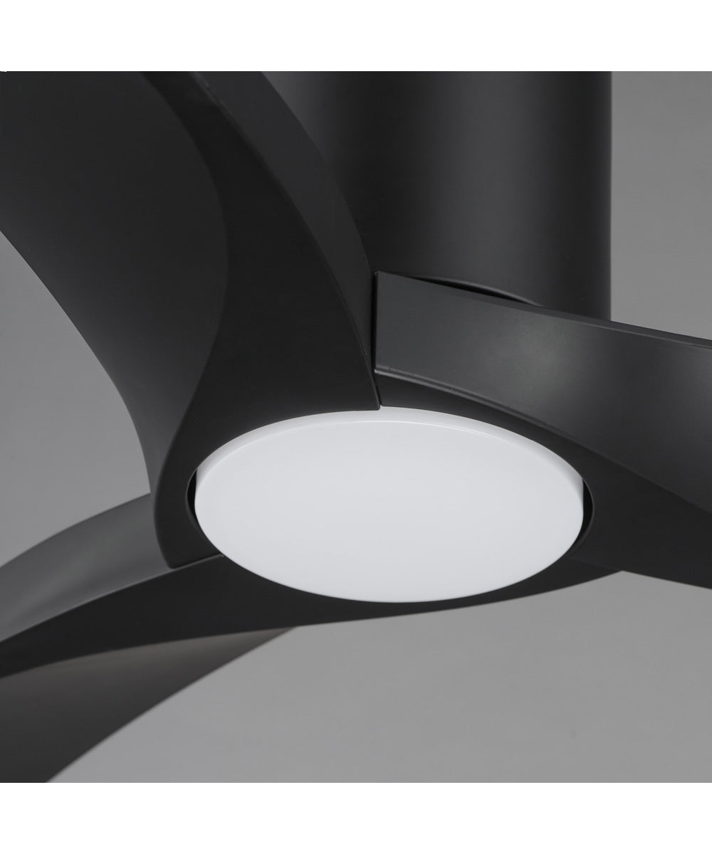 Drifter 52 inch Outdoor Hugger Fan w LED Black
