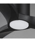 Drifter 52 inch Outdoor Hugger Fan w LED Black